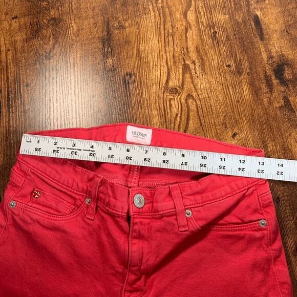 HUDSON JEANS women’s Skinny Red Jeans‎ Size 29 Pants - Picture 7 of 7